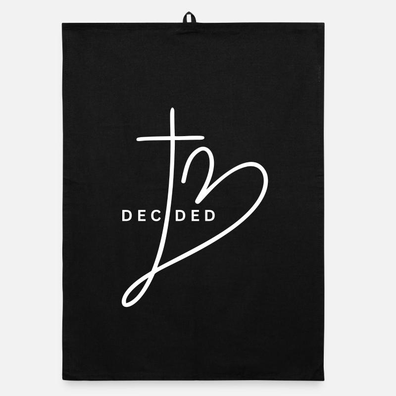Decided - Organic Geschirrtuch - Schwarz