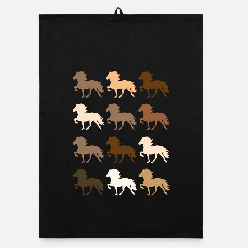 Cheval islandais Torchon bio