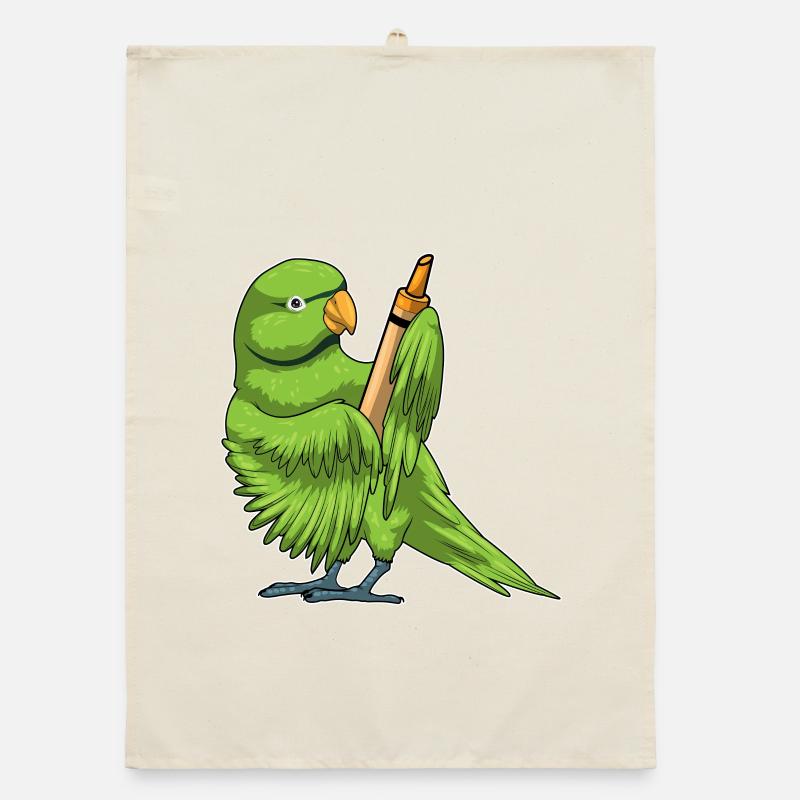 École de crayon Parrot Student Torchon bio