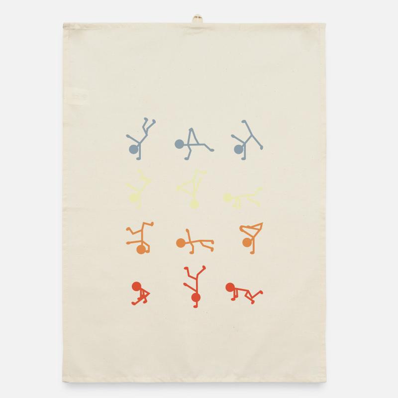 Figurines bâton breakdancer Torchon bio