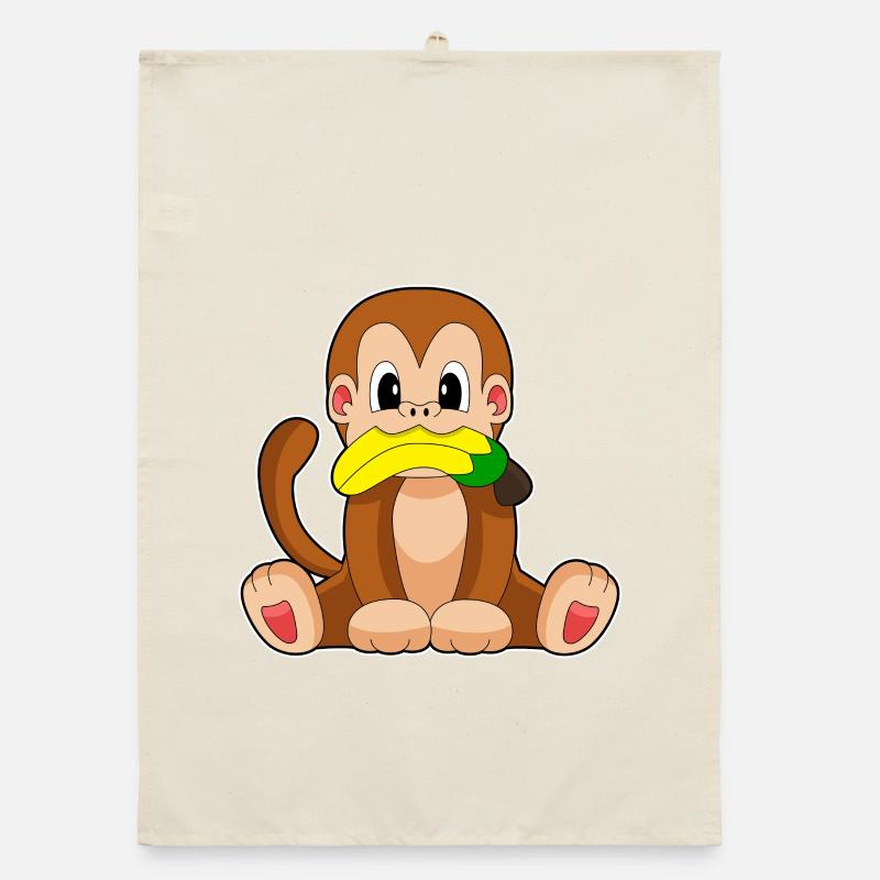 Singe Banane Torchon bio