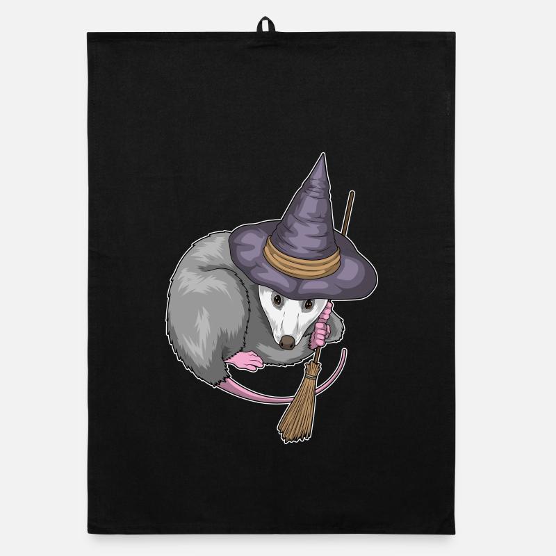 Possums Witch Broom Organic dish towel