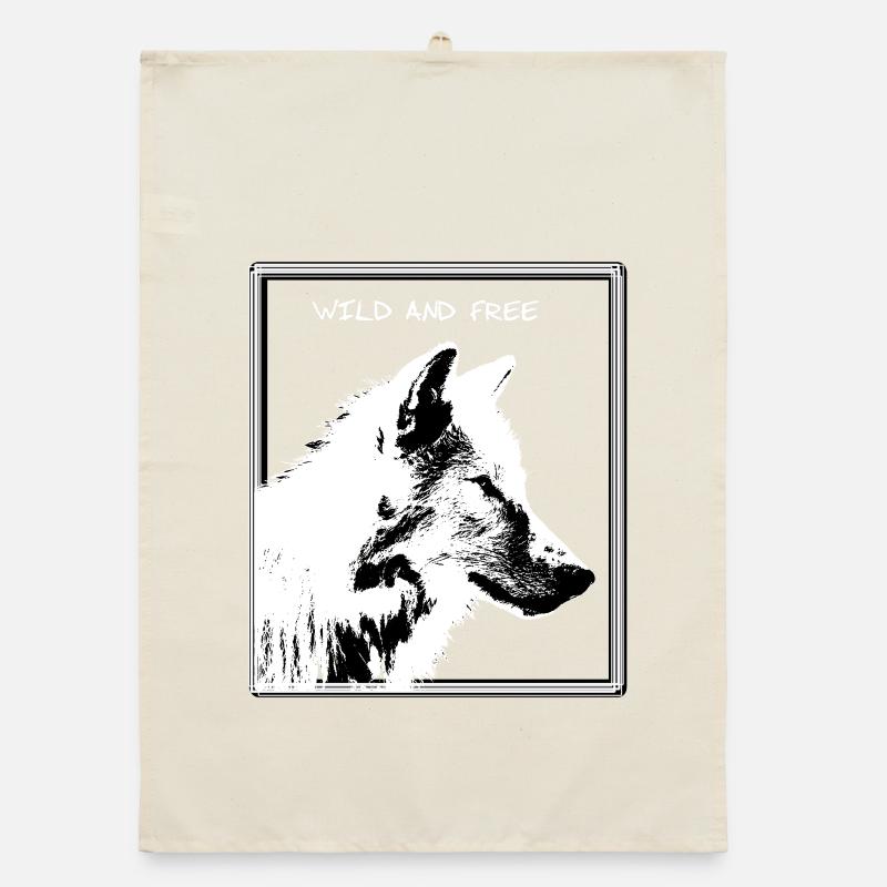 Wolf Organic Geschirrtuch