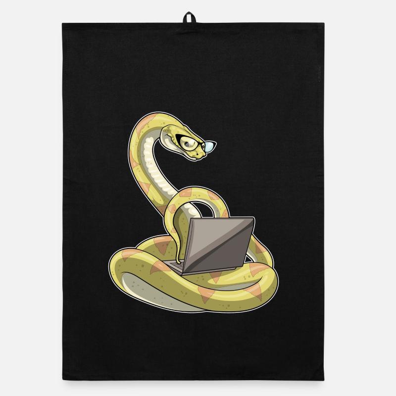 Ordinateur portable serpent Torchon bio