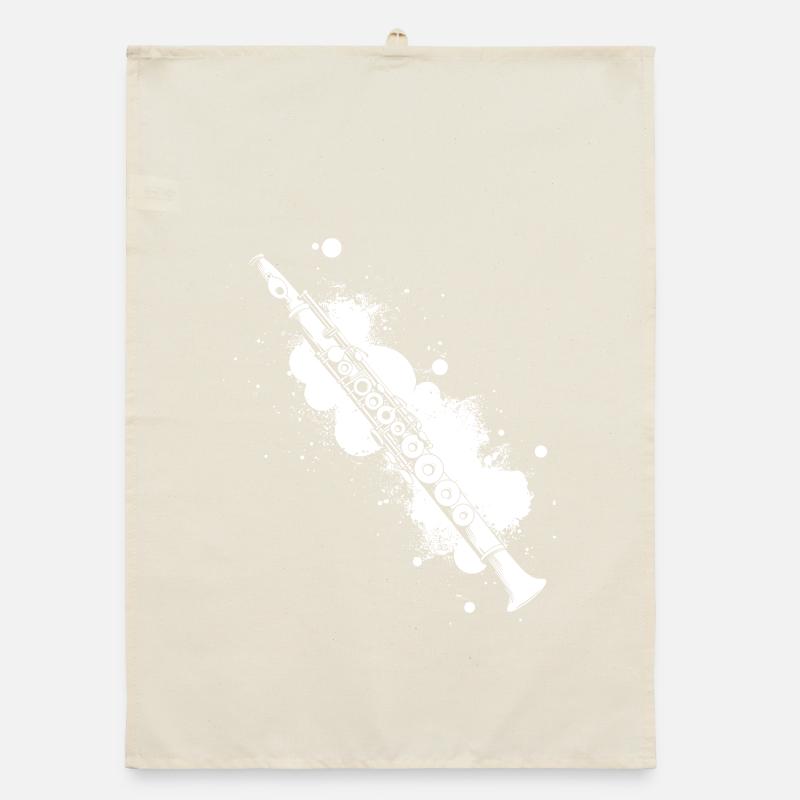 Graffiti de flûte Torchon bio