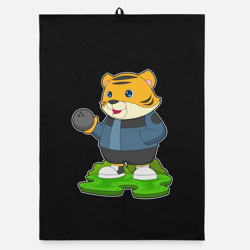 Tiger Bowling Boule de bowling Torchon bio