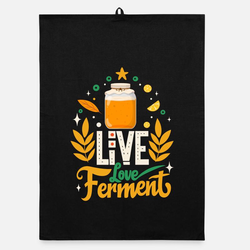 Live Love Ferment: Honey fermentation Organic dish towel