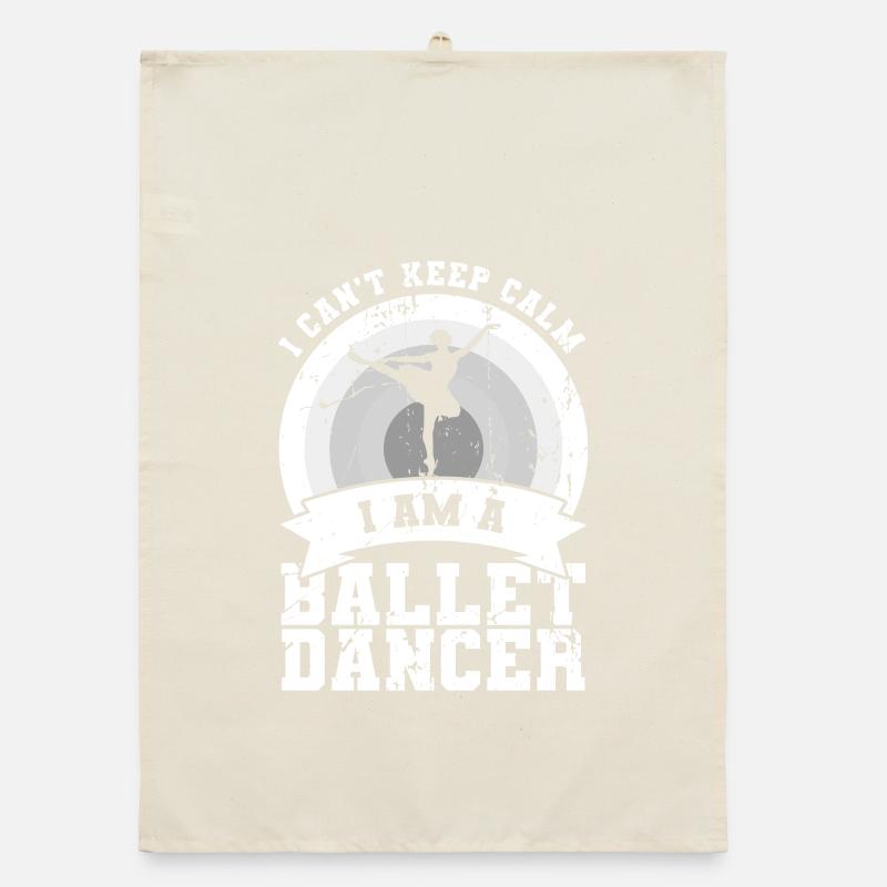 Ich bin eine Balletttänzerin Organic Geschirrtuch