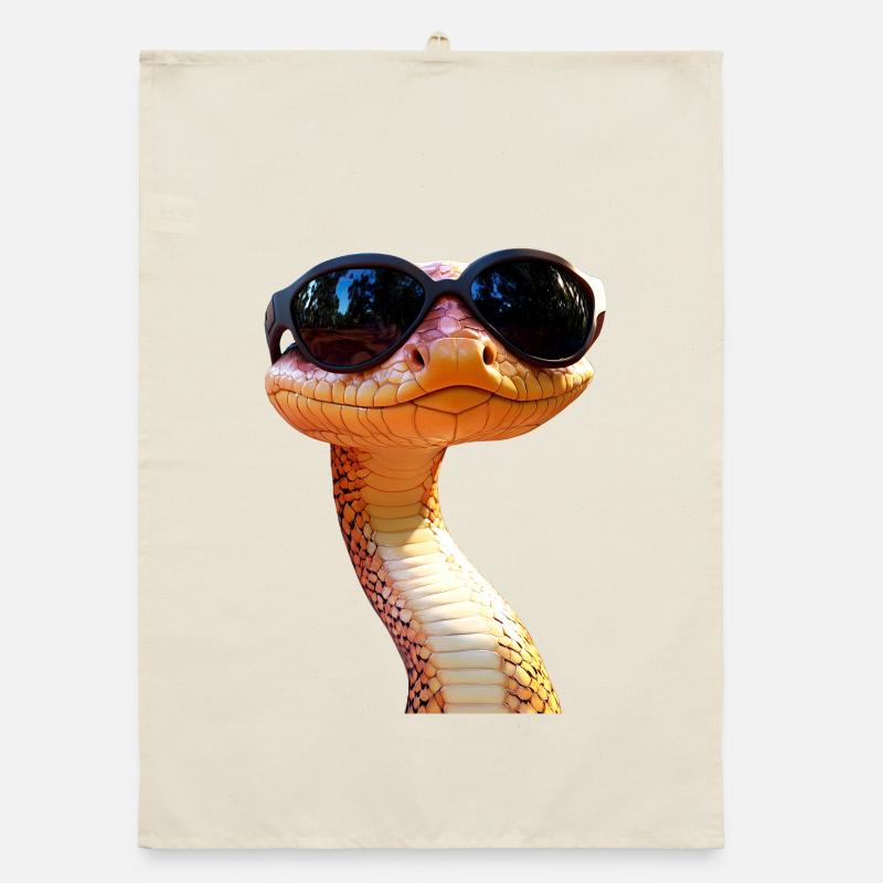 Snake Python Cobra Mamba Rattlesnake Snake Organic dish towel