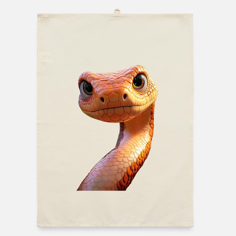 Snake Python Cobra Mamba Rattlesnake Snake Organic dish towel