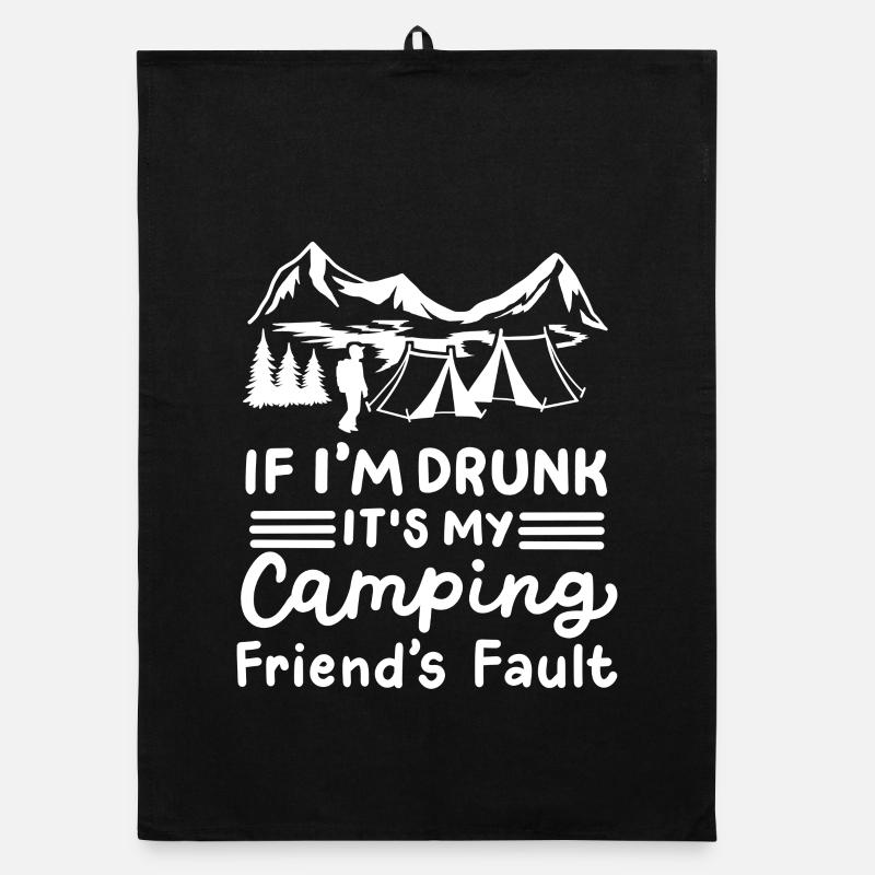 Camping Camper Organic Geschirrtuch