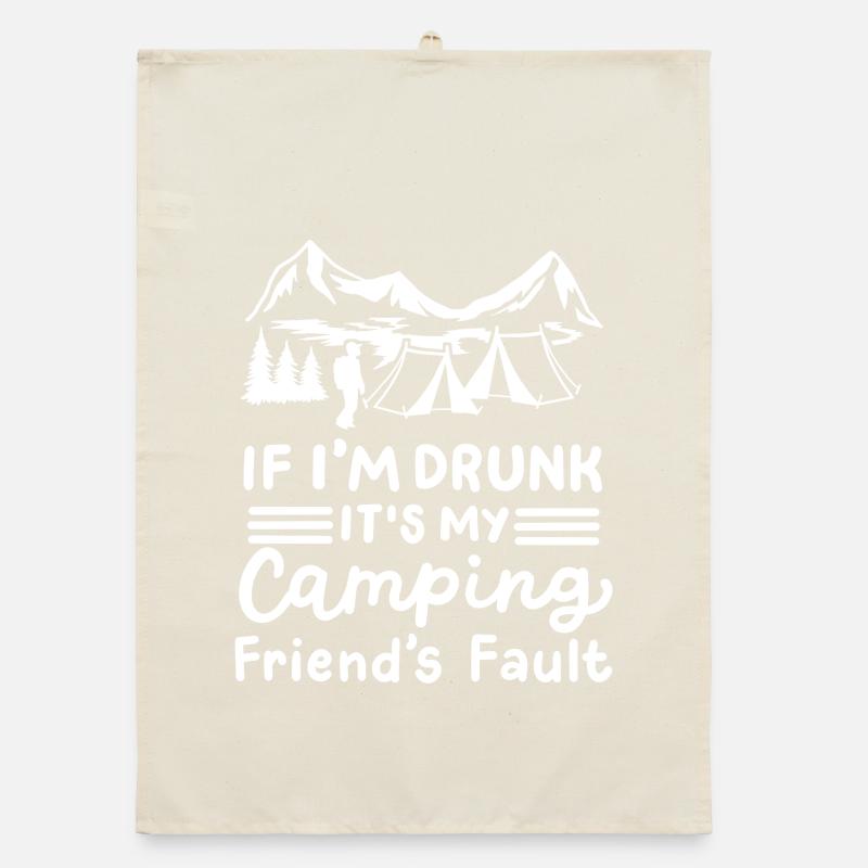 Camping Camper Organic Geschirrtuch