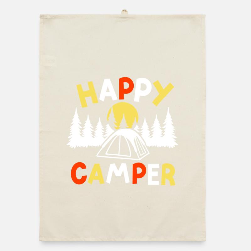 Camping Camper Organic Geschirrtuch