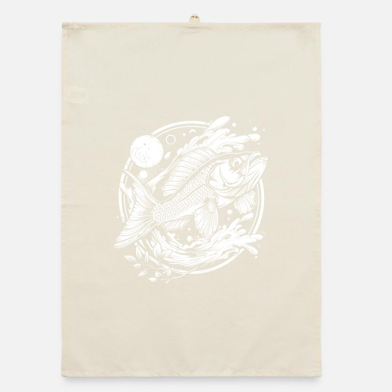 Graphique de poisson Torchon bio