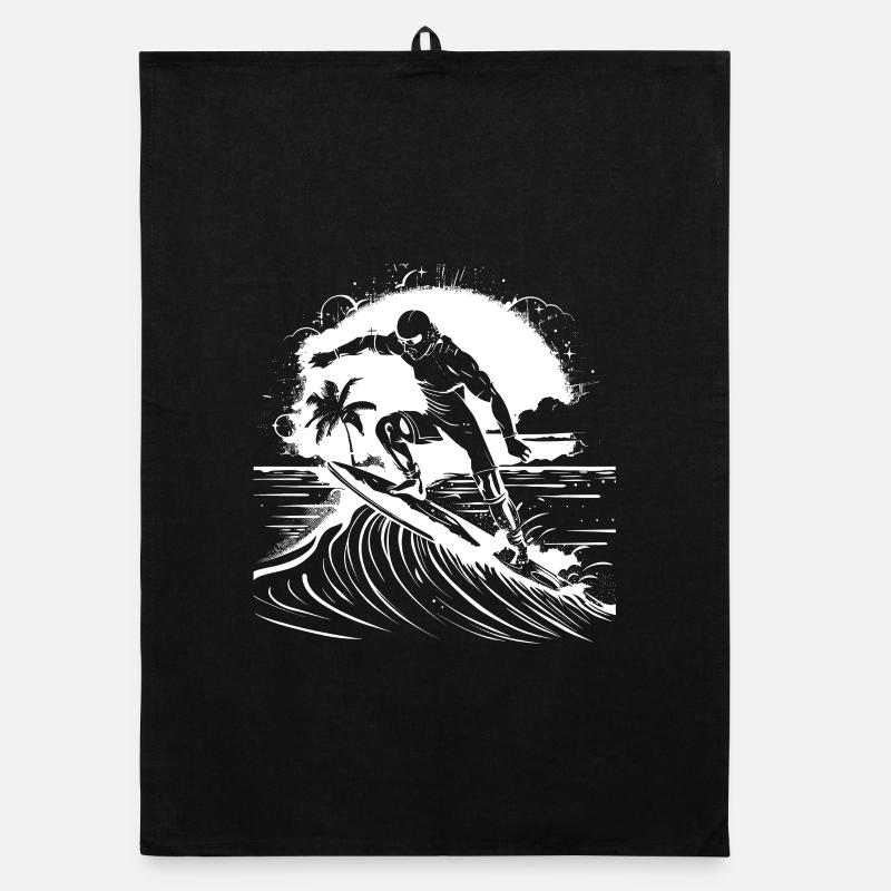 Graphisme Surfer Torchon bio