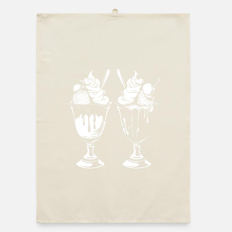 Graphique de coupe glacée Torchon bio