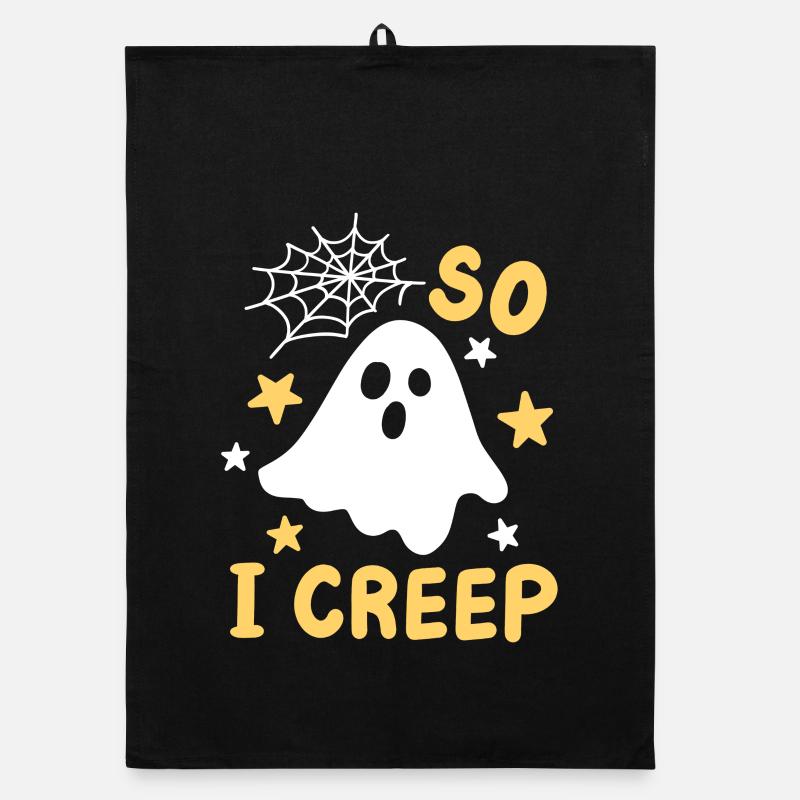 Geist Halloweenkostüm Organic Geschirrtuch