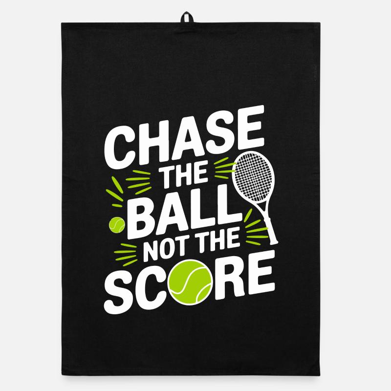 Chasing the ball, not the points Organic dish towel