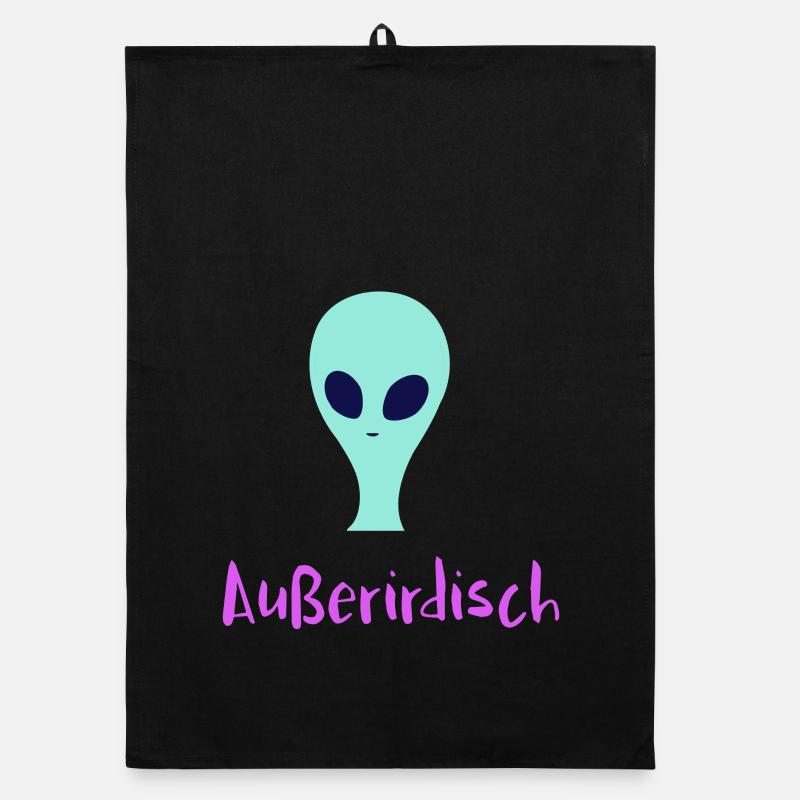 Mysterious Alien Organic dish towel