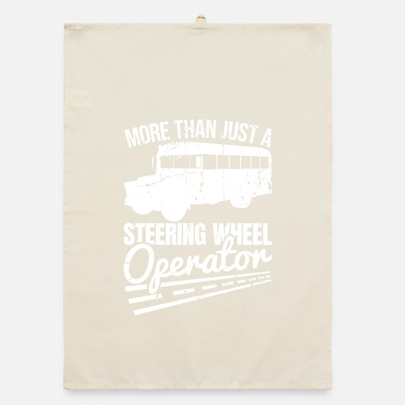More Than Just a Steering Wheel Operator Organic dish towel