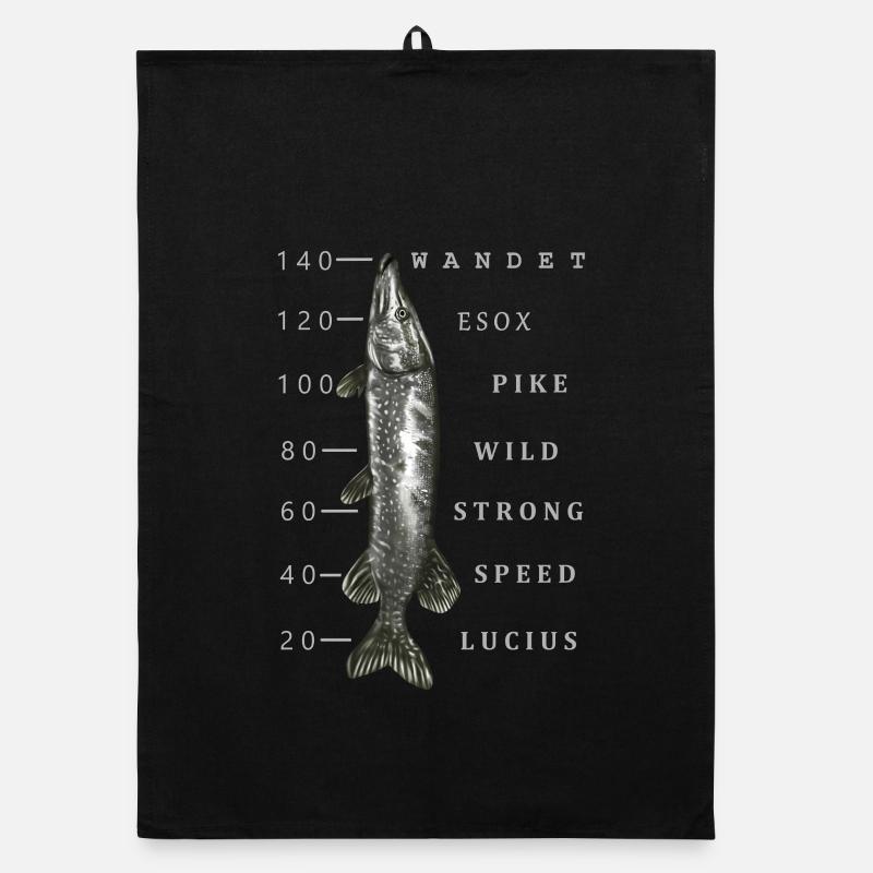 Großer Hecht Organic Geschirrtuch