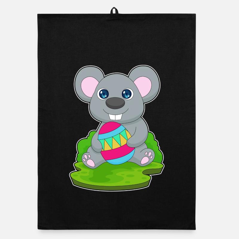 Oeuf de Pâques de souris Torchon bio