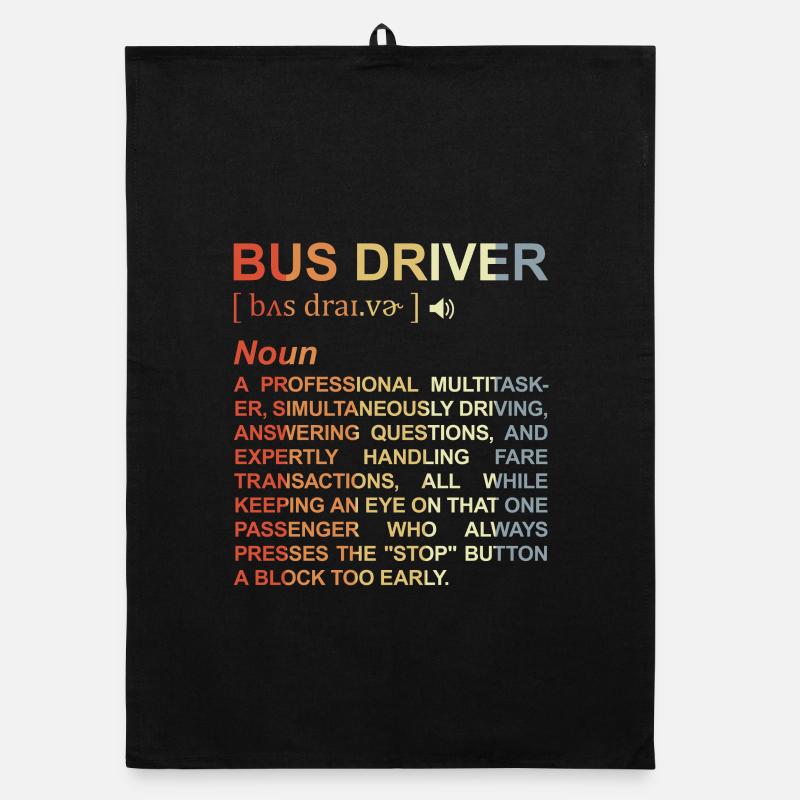 Signification du chauffeur de bus Torchon bio