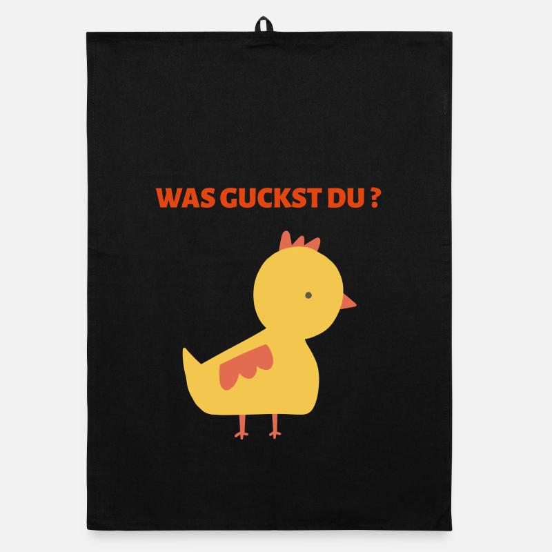 QU’EST-CE QUE VOUS REGARDEZ ? Torchon bio