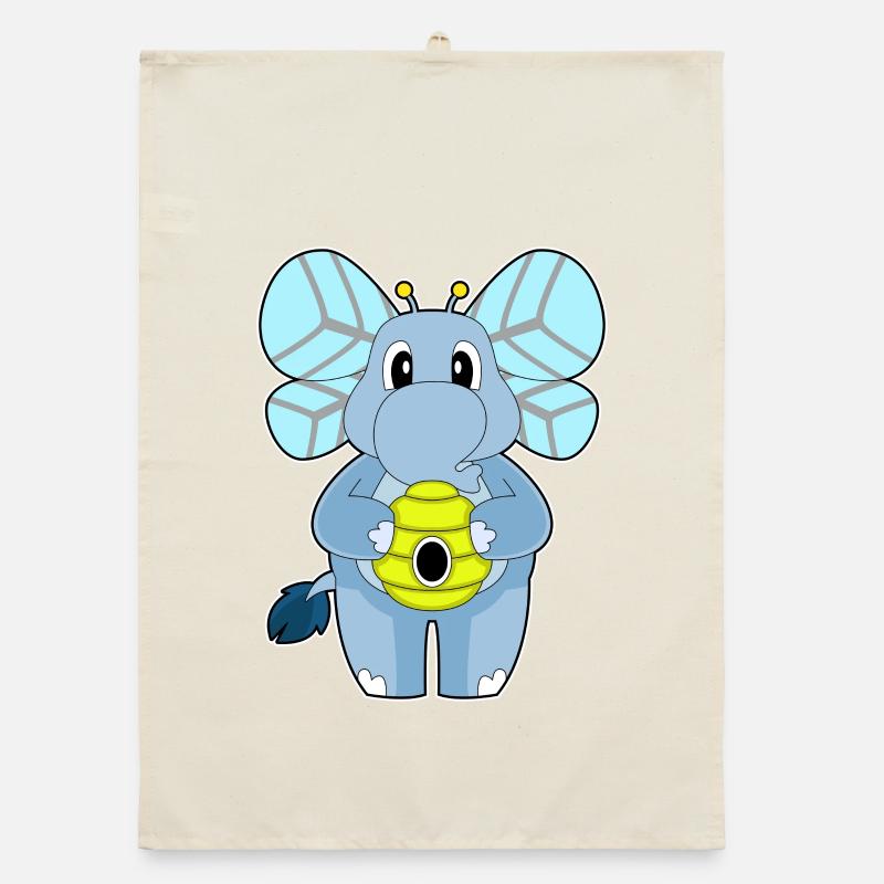Elephant Bee Nest Organic dish towel