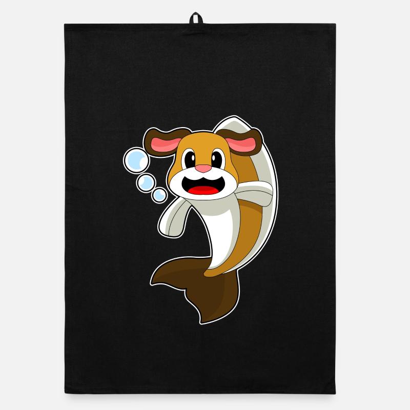 Dog Fish Organic dish towel
