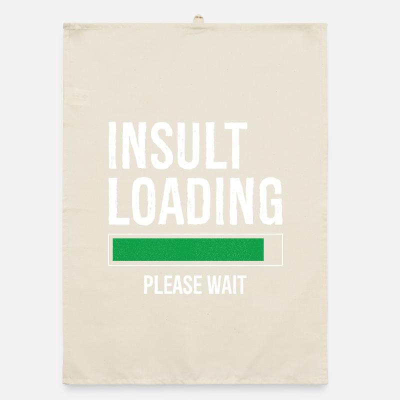 Beleidigung Laden bitte warten Organic Geschirrtuch
