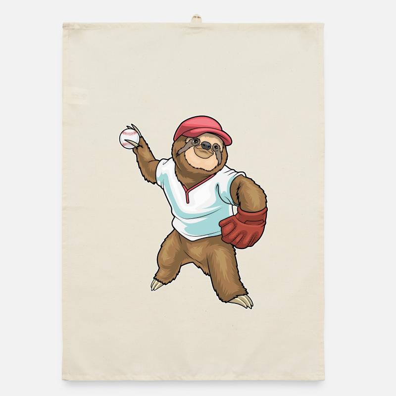 Gant de baseball Sloth Torchon bio