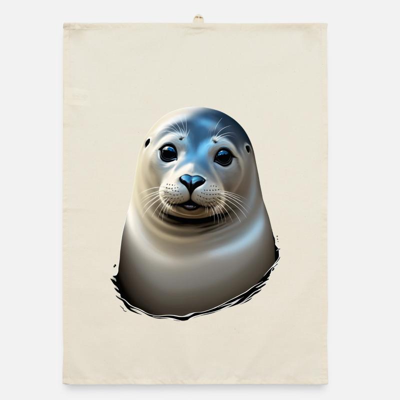 Schöne Robbe Organic Geschirrtuch