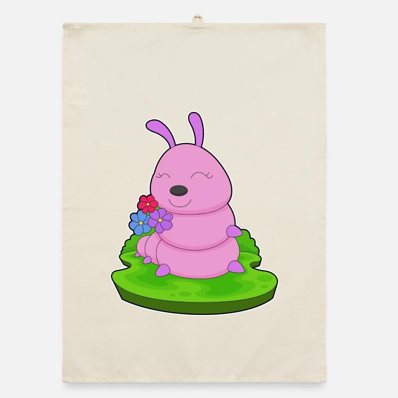 Fleurs de chenille Torchon bio