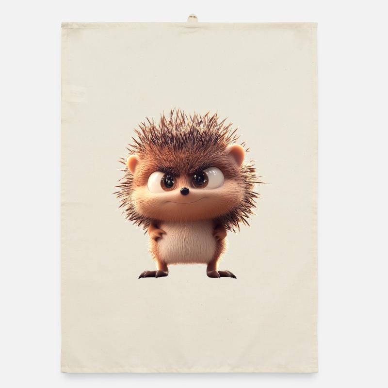 Igel Weißbauchigel Stacheligel Liebe Süßer Igel Organic Geschirrtuch