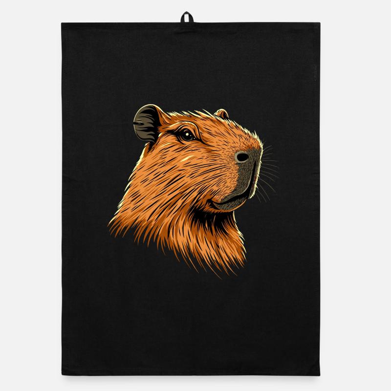 Capybara Be Capy Capybara Drôle Capybara Torchon bio