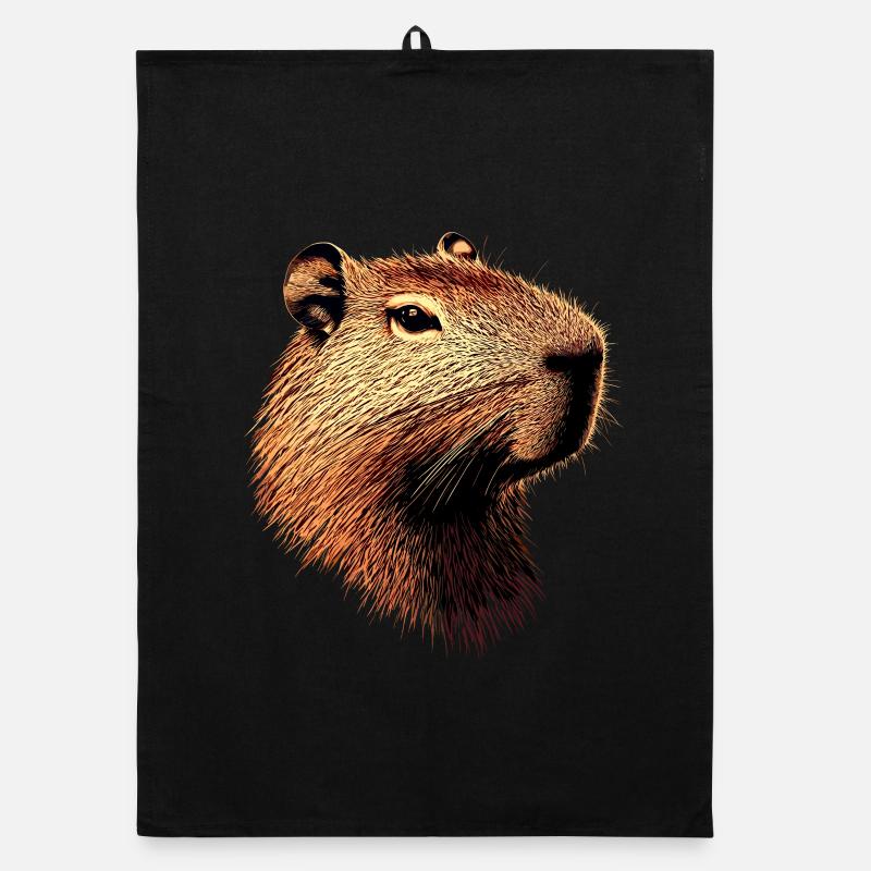 Capybara Be Capy Capybara Funny Capybara Organic dish towel