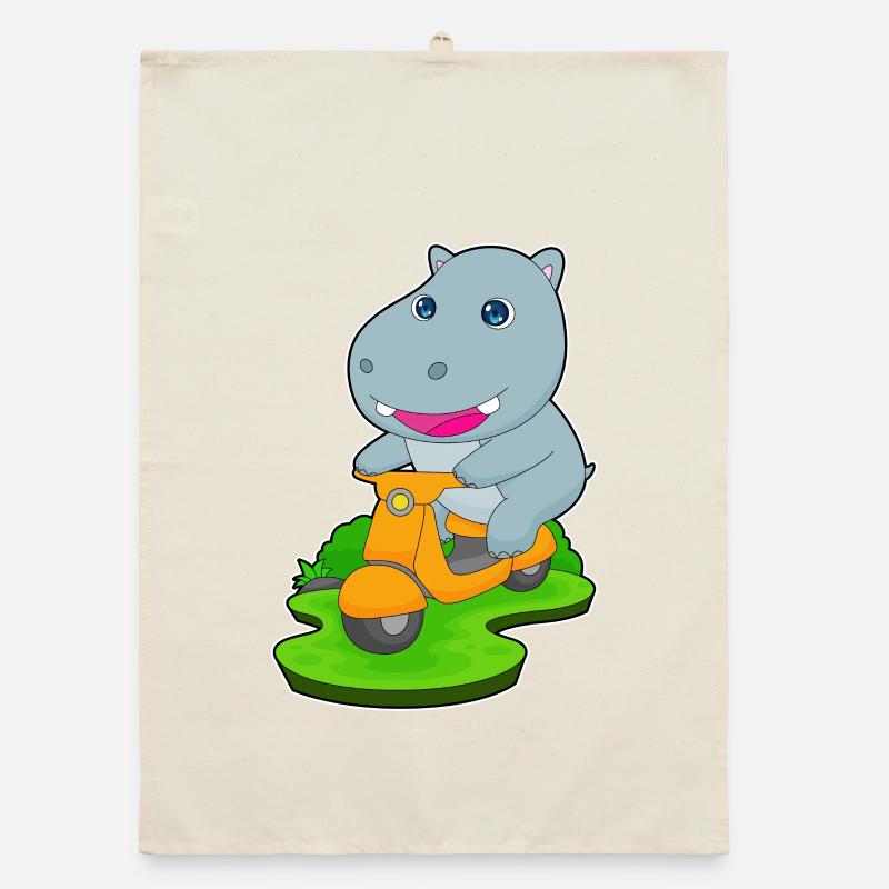 Hippo Scooter Torchon bio