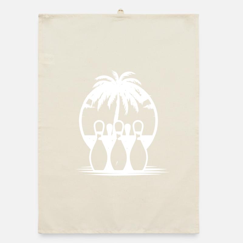 Graphiques de bowling Torchon bio