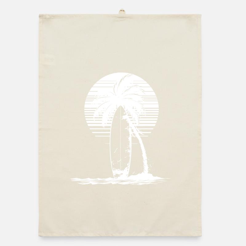 Dessin de planche de surf Torchon bio