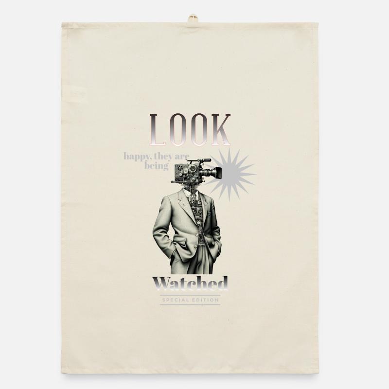 Camera Man Organic dish towel