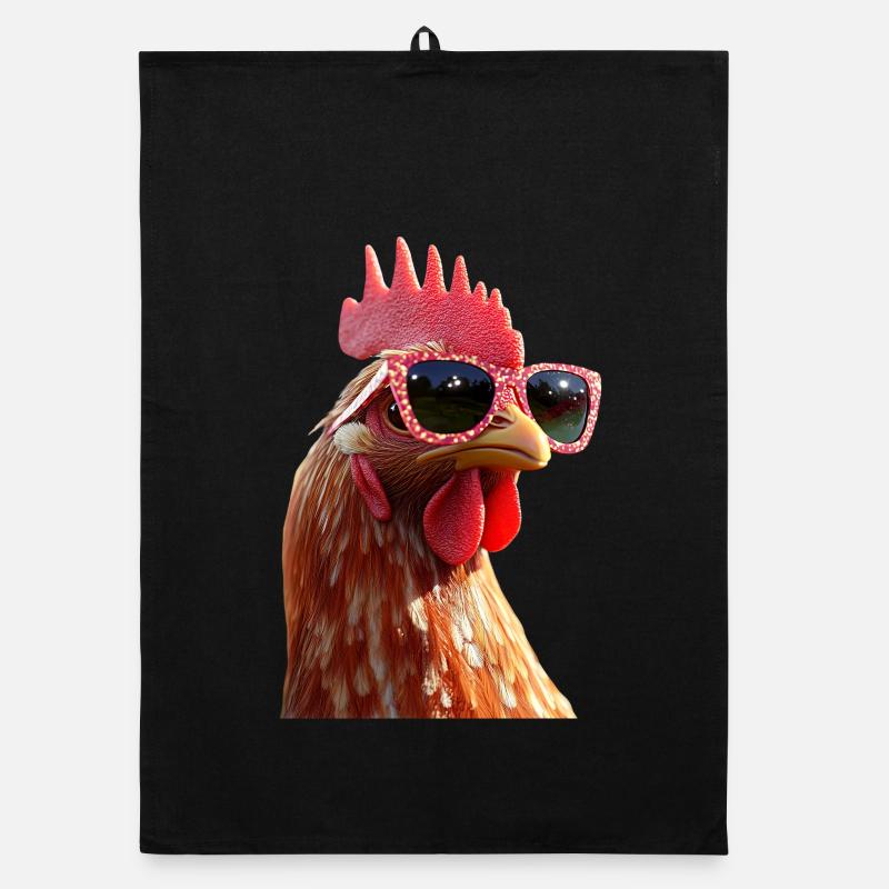 Poulet Poulet Poule Ferme Fermier Poulets mignons Torchon bio