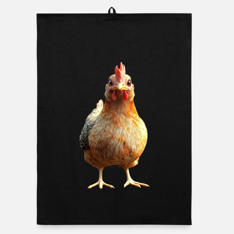 Poulet Poulet Poule Ferme Fermier Poulets mignons Torchon bio