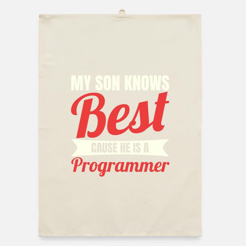 Software Developer Son Organic dish towel