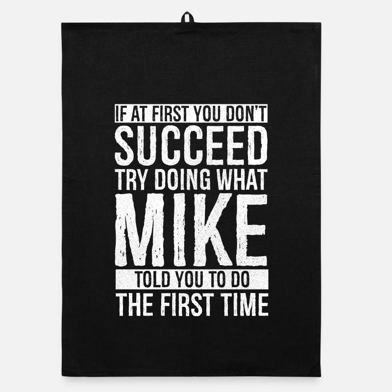 If at first you don't succeed try doing what mike Organic Geschirrtuch