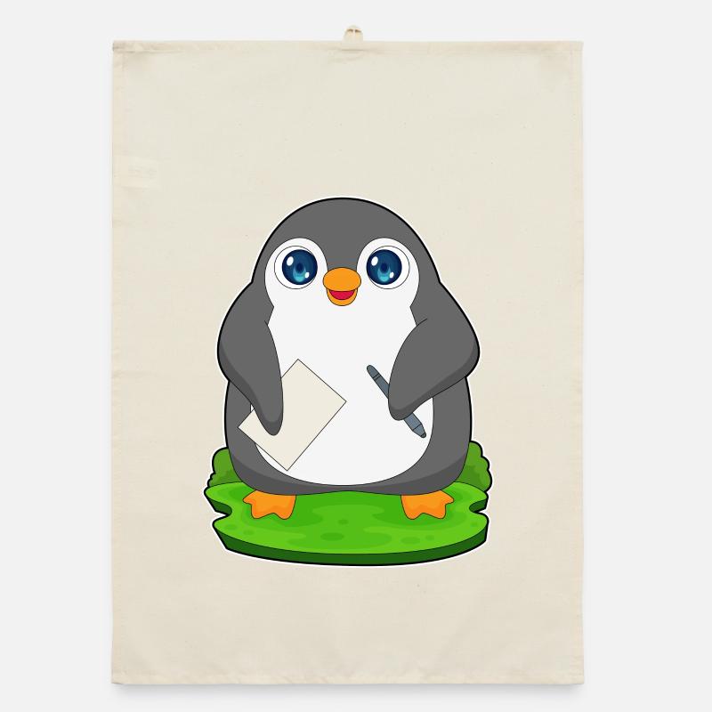 Papier stylo pingouin Torchon bio