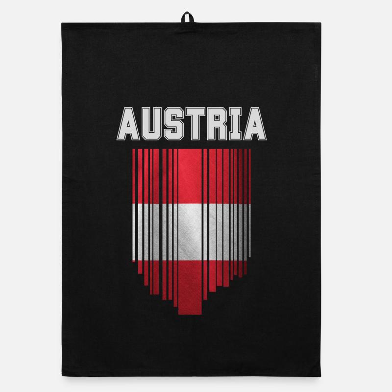 Flag of Austria, Austrian pride Organic dish towel
