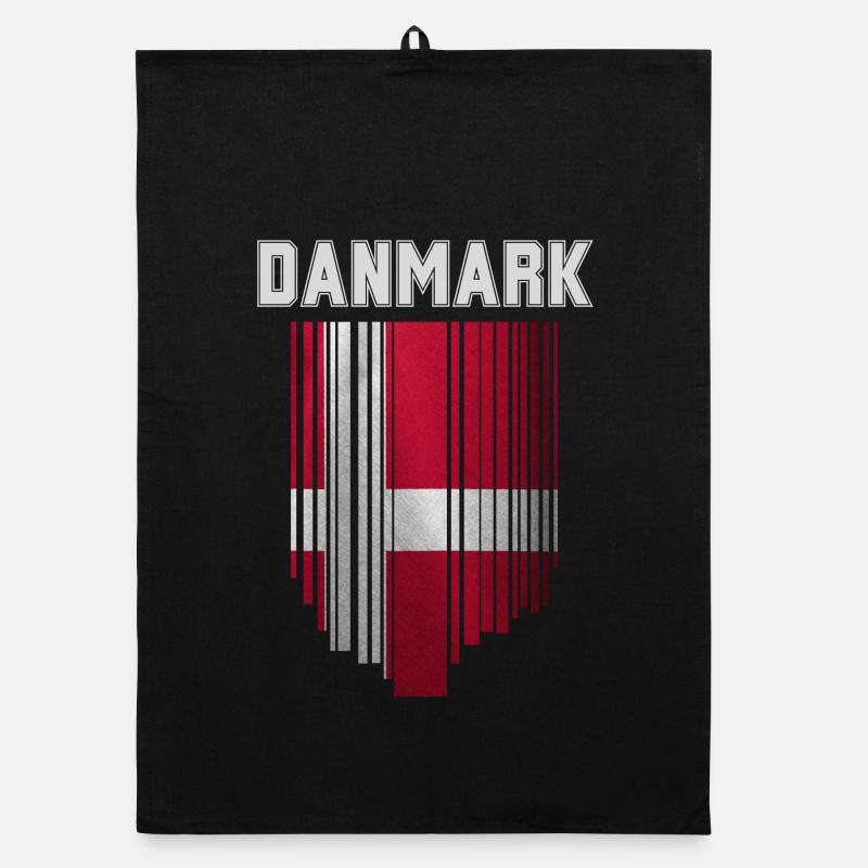 Drapeau du Danemark, fierté danoise Torchon bio