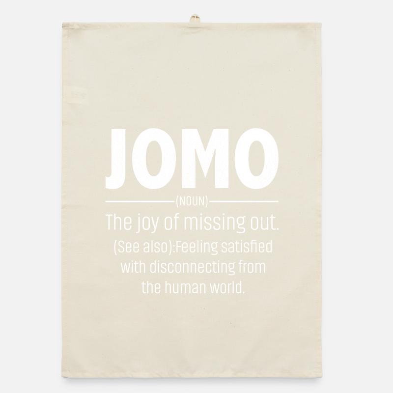 jomo defination Organic Geschirrtuch