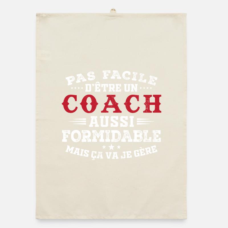 Cadeau Formidable pour Coach Formidable Torchon bio